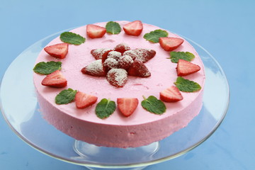 Strawberry cream tart