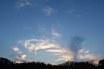 Cloud expression,  autumn cloud
