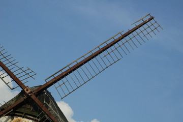 Old (1920) and dilapidated windmill