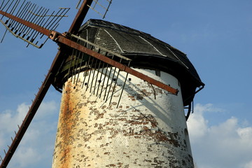 Old (1920) and dilapidated windmill