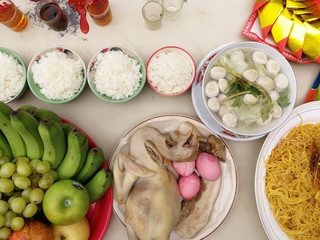  sacrificial offering Chinese New Year