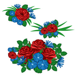 Set of floral arrangements 