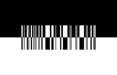 bar code stock vector illustration isolated on white background