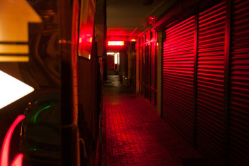 red-light street