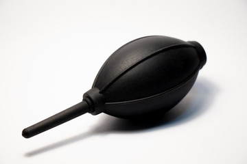 Air blower for cleaning camera on white background