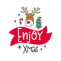 Christmas vector poster