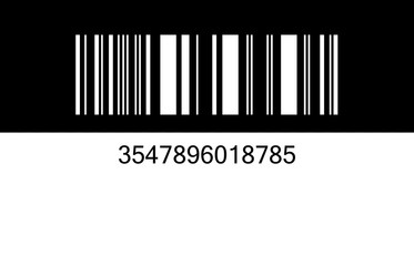 bar code stock vector illustration isolated on white background