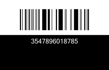 bar code stock vector illustration isolated on white background