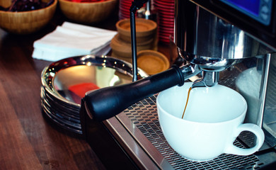 Barista Coffee Brewing