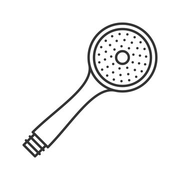 recommend clip art: Shower head linear icon