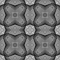 Design seamless monochrome grid pattern
