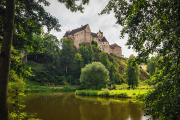 Fototapeta na wymiar Lokec Castle, Czech Republic