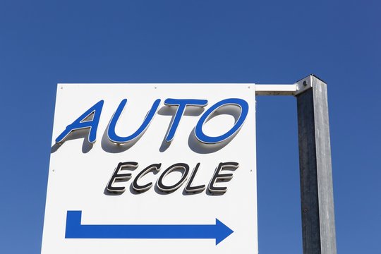 Signe auto &eacute;cole