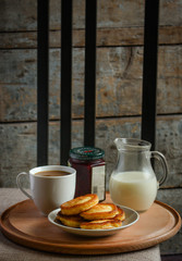 pancakes with syrup - very tasty