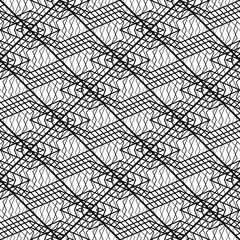 Obraz premium Design seamless monochrome grating pattern