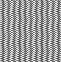 monochrome knitted seamless background pattern vector