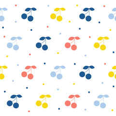 Abstract handmade umbrella and drop seamless pattern background. Childish handcrafted wallpaper for design card, baby nappy, diaper, scrapbook, holiday wrapping paper, textile, bag print, t shirt etc.