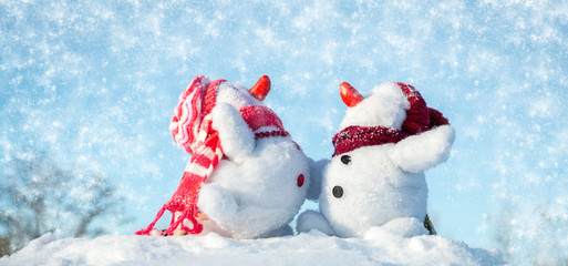 Couple of snowmen