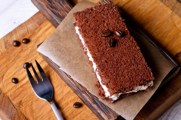 Chocolate mousse cake