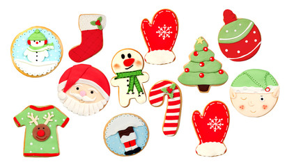 Fototapeta premium Funny cookies for Christmas