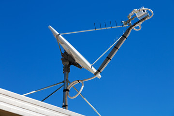  the concept of technology whit satellite dish © lkpro
