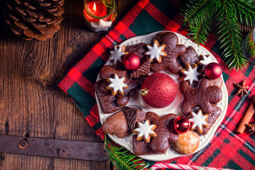 fresh and tasty Christmas gingerbread