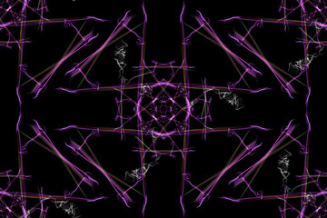 Geometric abstract background. Digital art.