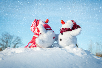 Couple of snowmen