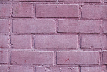 Pinkfarbene Ziegelsteinmauer, Ziegelsteine