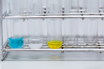 Analyze samples Cadmium ions in Laboratory.