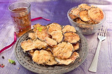 Auberginen- Chips