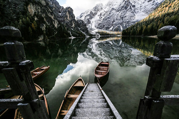 Fototapeta premium Lago di Braies