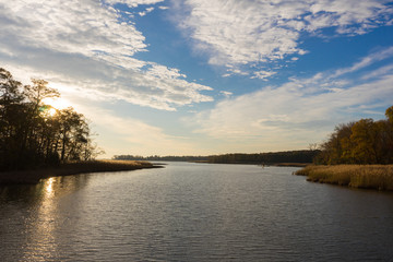 Sunrise on the water