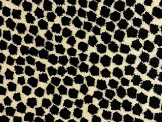Black spot carpet texture and background