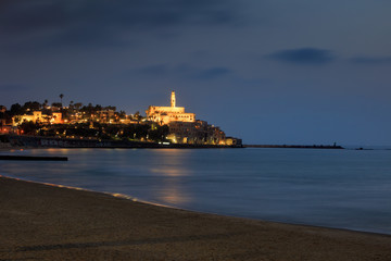 View of the evening Jaffa. Tel Aviv. Israel.