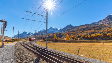 Bernina Pass (CH) - Trenino Rosso in zona Diavolezza