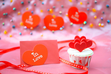 Delicious cupcake for Valentine Day
