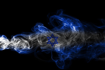 Israel national smoke flag