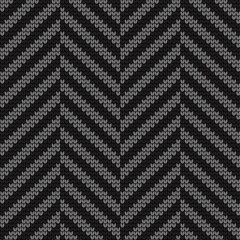 Festive Sweater Design. Seamless Knitted Pattern