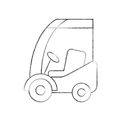 machinery car commercial logistic vehicle vector illustration