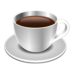 Isolated coffee cup
