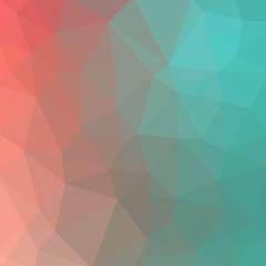 Fototapeta premium Light pastel color vector Low poly crystal background. Polygon design pattern. Low poly illustration background.