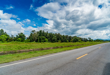 Fototapeta premium Asphalt country road