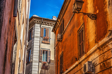 Fototapeta na wymiar Picturesque corner in Rome