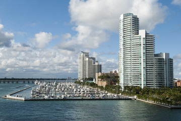 Obraz premium Miami Beach Marina