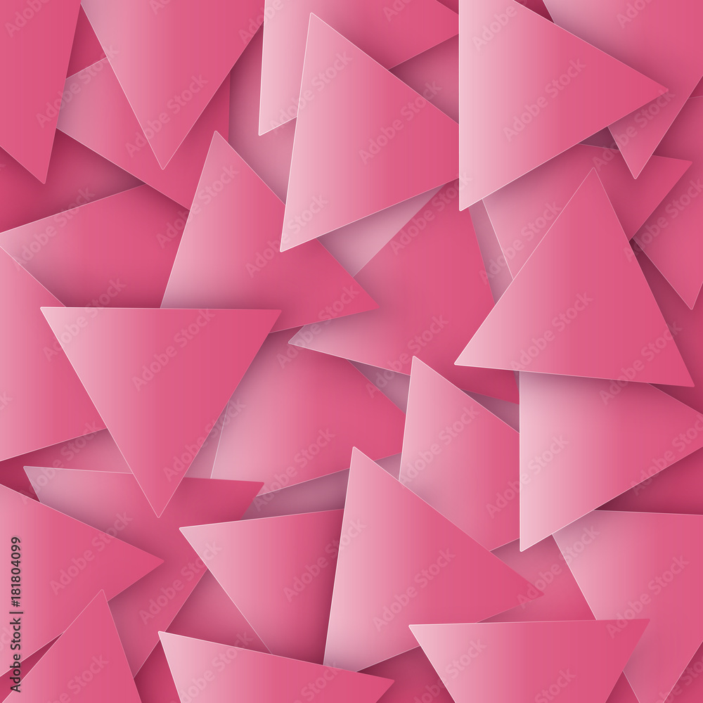 Poster the red colored abstract polygonal geometric texture, triangle 3d background. triangular mosaic back
