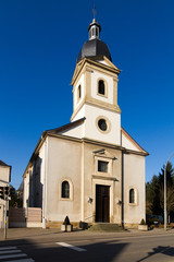 Fototapeta na wymiar Church in Moesdorf