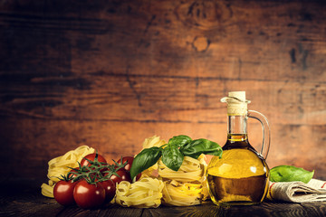 Composition of healthy ingredients fo cooking meal