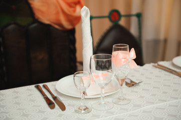 wedding banquet in a restaurant