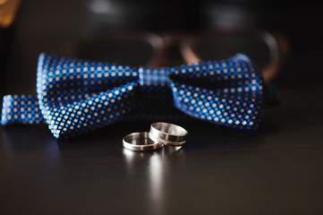 Wedding details. Groom accessories